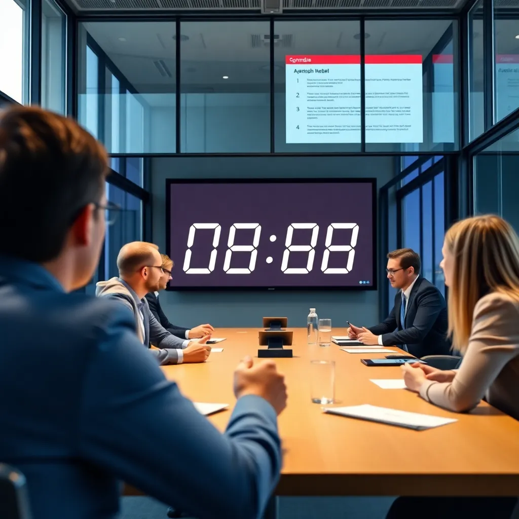 Persoon die Pomodoro techniek gebruikt met timer