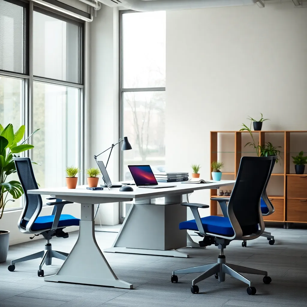 Professionele Pomodoro timer naast laptop op een georganiseerd bureau